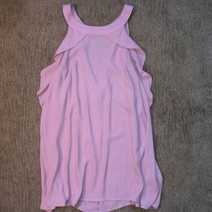 Pink Flowy Tank Top
